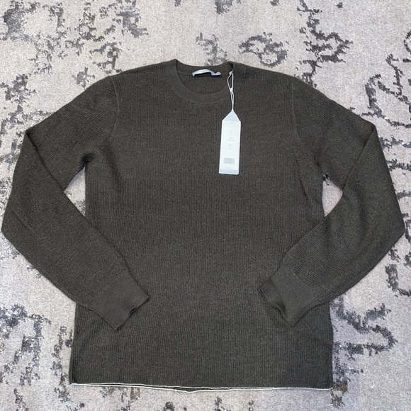 Vince cashmere waffle sweater